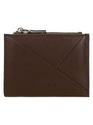 Wojas Skórzany portfel w kolorze brązowym - 12 x 9 x 1 cm rozmiar: onesize. Brązowe portfele Wojas, bez wzorów, z materiału. Za 166.88 zł.