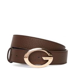 Pasek Guess. Brązowe paski Guess, z aplikacjami. Za 210.99 zł.