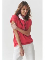 TATUUM Koszulka w kolorze różowym rozmiar: XL. Różowe bluzki Tatuum, xl, bez wzorów, bez kołnierzyka, bez ramiączek. Za 141.19 zł.