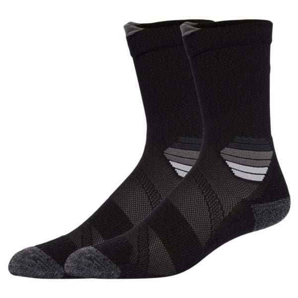 Skarpety Unisex Dla Dorosłych Fujitrail Run Crew. Czarne skarpety Asics, bez wzorów, z dzianiny. Za 91.99 zł.