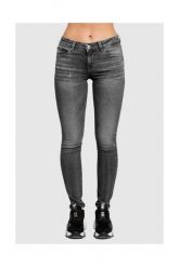 GUESS Szare jeansy damskie z brokatem, Rozmiar 28/30. Szare jeansy Guess, s, z aplikacjami. W wyprzedaży za 359.99 zł.