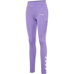 Damskie legginsy mid-rise Hummel MT Chipo. Fioletowe legginsy Hummel, bez wzorów. Za 162.50 zł.