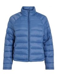 Vila Kurtka pikowana "Sibiria" w kolorze niebieskim rozmiar: 44. Niebieskie kurtki Vila, bez wzorów, bez kaptura. Za 84.21 zł.