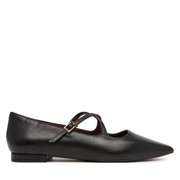 Baleriny Tamaris. Czarne baleriny Tamaris, bez wzorów, bez obcasa. Za 324.99 zł.