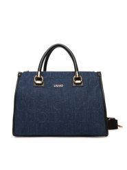 Liu Jo Torebka Ecs M Satchel AF5008 D0001 Granatowy. Niebieskie torebki klasyczne Liu Jo, bez wzorów, z materiału, bez dodatków. Za 759.99 zł.