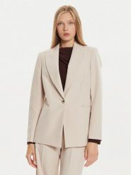 Maryley Marynarka 24IB187/M05 Écru Regular Fit. Marynarki i żakiety Maryley, m, bez wzorów, z syntetyku. Za 239.99 zł.