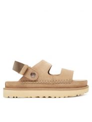 Ugg Sandały W Goldenstar Glide 1167399 Beżowy. Brązowe sandały UGG, bez wzorów, ze skóry, bez obcasa, na płaskiej podeszwie, bez zapięcia. Za 509.99 zł.