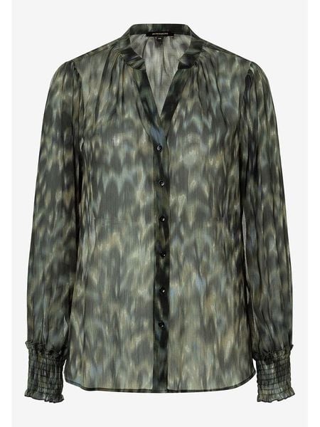 More & More Bluzka w kolorze khaki rozmiar: 38. Brązowe bluzki More & More, bez wzorów, bez kołnierzyka, bez ramiączek. Za 91.77 zł.