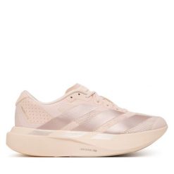 Buty do biegania adidas. Czerwone obuwie sportowe Adidas, bez zapięcia, do biegania. Za 649.99 zł.