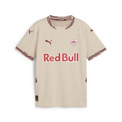 Młodzieżowa koszulka FC Red Bull Salzburg 24/25 International PUMA. Brązowa bluzki Puma, m, bez wzorów, młodzieżowe, bez kołnierzyka, bez ramiączek. W wyprzedaży za 249.00 zł.