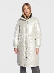 Bruuns Bazaar Płaszcz zimowy Lovisa BBW2993 Biały Regular Fit. Białe płaszcze Bruuns Bazaar, na zimę, bez wzorów, z syntetyku, bez kaptura. Za 1,289.00 zł.