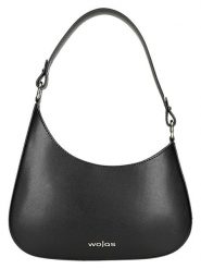 Wojas Skórzana torebka w kolorze czarnym - 27 x 14 x 6 cm rozmiar: onesize. Czarne torby na ramię Wojas, bez wzorów, z materiału, na ramię, bez dodatków. Za 289.99 zł.