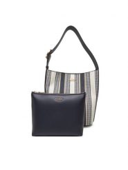 Guess Torebka HWAS96 62040 Granatowy. Niebieskie torebki klasyczne Guess, z aplikacjami, z materiału, bez dodatków. Za 679.99 zł.