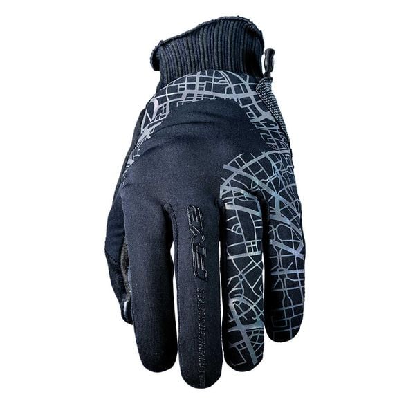 Rękawiczki SHIBUYA REFLECTIVE - DISTRICK BLACK (czarne) - L/10. Czarne rękawiczki FIVE GLOVES, bez wzorów, sportowe. Za 191.00 zł.