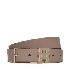 Pasek Damski Tommy Hilfiger. Szare paski TOMMY HILFIGER, bez wzorów. Za 149.99 zł.