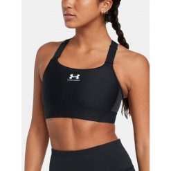 Stanik sportowy do jogi i pilatesu damski Under Armour. Czarne bielizna sportowa Under Armour, xs, bez wzorów. W wyprzedaży za 139.99 zł.