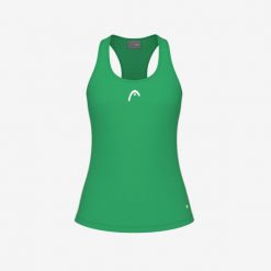 Koszulka bez rękawów damska SPIRIT Tank Top. Zielone koszulki sportowe Head, bez wzorów, bez ramiączek, tenisowe. W wyprzedaży za 168.00 zł.