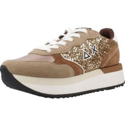 Buty SUN68 BIG ALLY GLITTER Złoty. Żółte trekkingi SUN68, ze skóry, trekkingowe. Za 288.99 zł.