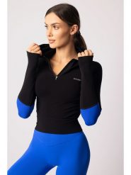 Spaio Bluza sportowa "Adapt" w kolorze czarnym rozmiar: S. Czarne bluzy Spaio, s, bez wzorów, z materiału, bez kaptura. Za 222.95 zł.