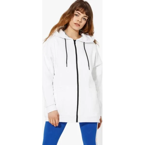 Confront Bluza Nonsense Hoody , biały, rozmiar S. Białe bluzy Confront, s, z aplikacjami, z bawełny, bez kaptura. W wyprzedaży za 71.99 zł.