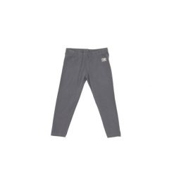 Legginsy z bawełna na czas wolny na co dzień. Szare legginsy LEONE 1947 APPAREL, bez wzorów, z bawełny. W wyprzedaży za 44.86 zł.