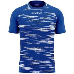 Koszulka sportowa Givova Pixel Royal-White XS. Niebieskie koszulki sportowe Givova, bez wzorów, bez ramiączek, do piłki nożnej. Za 181.99 zł.