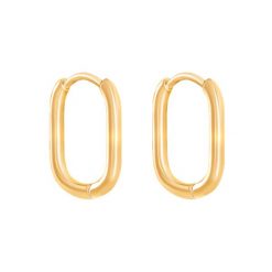 Kolczyki Cube, pozłacane. Żółte kolczyki Lilou, pozłacane. Za 119.00 zł.