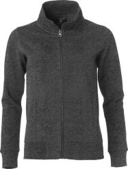 Clique Classic Cardigan Women – kardigan dresowy, anthracite melange. Szare kardigany CLIQUE, s, bez wzorów, z bawełny. Za 212.76 zł.