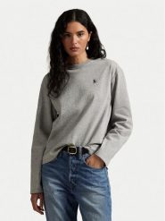 Polo Ralph Lauren Bluzka 211967105003 Szary Straight Fit. Szare koszulki polo Polo Ralph Lauren, m, bez wzorów, z bawełny, bez kołnierzyka, bez ramiączek. Za 529.99 zł.