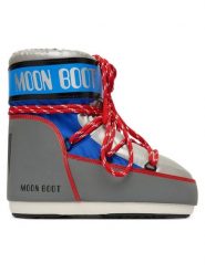 Moon Boot Śniegowce Mb Icon Low Space Racing 80D1409650 Szary. Szare trapery i śniegowce Moon Boot, z materiału. Za 889.00 zł.