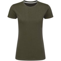 Idealna Koszulka Damska. Zielone bluzki SG, s, bez wzorów, sportowe, bez kołnierzyka, bez ramiączek. Za 34.99 zł.