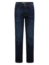 Sublevel Dżinsy - Regular fit - w kolorze granatowym rozmiar: W29/L32. Niebieskie jeansy Sublevel, l, z aplikacjami, z podwyższonym stanem. Za 134.95 zł.