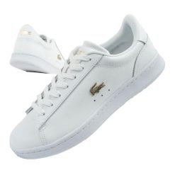 Buty sportowe damskie Lacoste Carnaby Set 224 1 SFA trampki. Białe obuwie sportowe Lacoste, bez zapięcia, trekkingowe. Za 459.00 zł.
