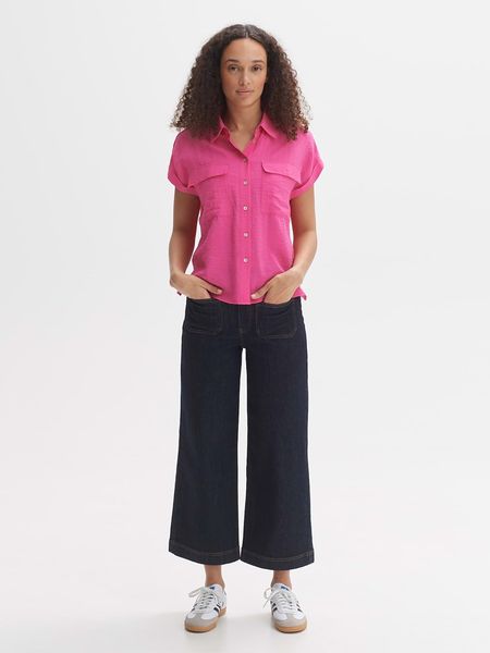 OPUS Bluzka w kolorze różowym rozmiar: 38. Różowe bluzki Opus, bez wzorów, bez kołnierzyka, bez ramiączek. Za 139.87 zł.