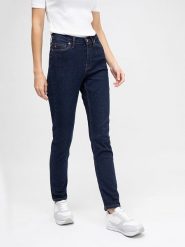 BIG STAR Dżinsy - Slim fit - w kolorze granatowym rozmiar: W30/L30. Niebieskie jeansy Big Star, l, z aplikacjami. Za 175.67 zł.