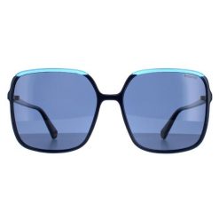 Okulary przeciwsłoneczne Damskie Polaroid PLD6128S Żywica. Niebieskie okulary przeciwsłoneczne Polaroid, bez wzorów, sportowe. Za 244.40 zł.