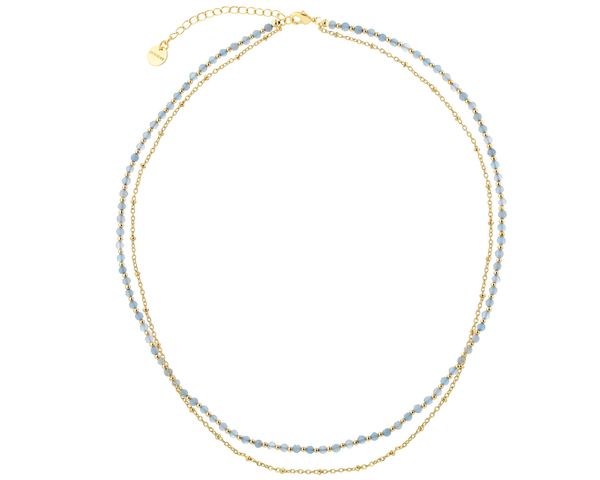 Naszyjnik z mosiądzu pozłacany z agatami. Naszyjniki Artelioni, pozłacane. Za 199.00 zł.