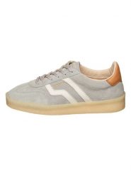 GANT Footwear Skórzane sneakersy "Dreamy" w kolorze szaro-białym rozmiar: 37. Szare trampki GANT Footwear, bez wzorów, bez zapięcia. Za 189.29 zł.