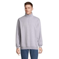 Bluza Rozpinana Unisex Dla Dorosłych Conrad Quarter Zip. Niebieskie bluzy SOL'S, m, bez wzorów, z bawełny, bez kaptura. Za 138.99 zł.