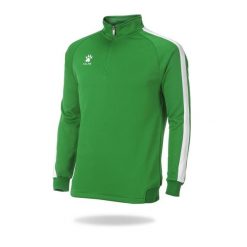 Kelme Sudadera Global Verde Unisex. Zielone swetry Kelme, na zimę, bez wzorów, bez ramiączek. W wyprzedaży za 115.30 zł.