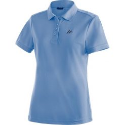 Damska koszulka polo Maier Sports Ulrike. Czerwone koszulki polo Maier Sports, bez wzorów, z materiału, bez kołnierzyka, bez ramiączek. Za 161.55 zł.
