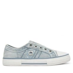 Trampki s.Oliver. Niebieskie trampki S.Oliver, bez wzorów, bez zapięcia. Za 279.99 zł.