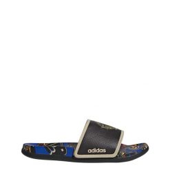 Klapki Adilette Komfort. Czarne klapki Adidas, bez wzorów, bez obcasa. Za 199.00 zł.