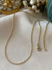 Luseera Pozłacany naszyjnik - dł. 45 cm rozmiar: onesize. Żółte naszyjniki Luseera, pozłacane. Za 43.99 zł.