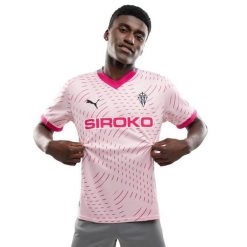 Oficjalna koszulka piłkarska Puma dla dorosłych Real Sporting de Gijón Footba. Czerwone bluzki Puma, xl, bez wzorów, sportowe, bez kołnierzyka, bez ramiączek. W wyprzedaży za 254.00 zł.