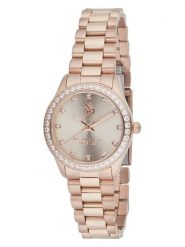 U.S. Polo Assn. Zegarek kwarcowy w kolorze różowozłotym rozmiar: onesize. Czerwone, analogowe zegarki U.S. Polo Assn., ze stali. Za 448.99 zł.