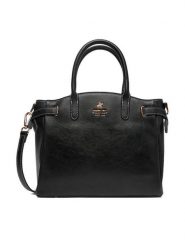 Beverly Hills Polo Club Torebka EO-BHPC-C-009-09 Czarny. Czarne torebki klasyczne Beverly Hills Polo Club, bez wzorów, z materiału, bez dodatków. Za 269.99 zł.