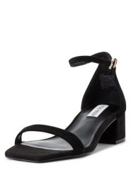 Steve Madden Sandały - Gena Kobiety Tekstylia czarny, 40. Czarne sandały Steve Madden, bez wzorów, eleganckie, bez obcasa, bez zapięcia. Za 599.95 zł.