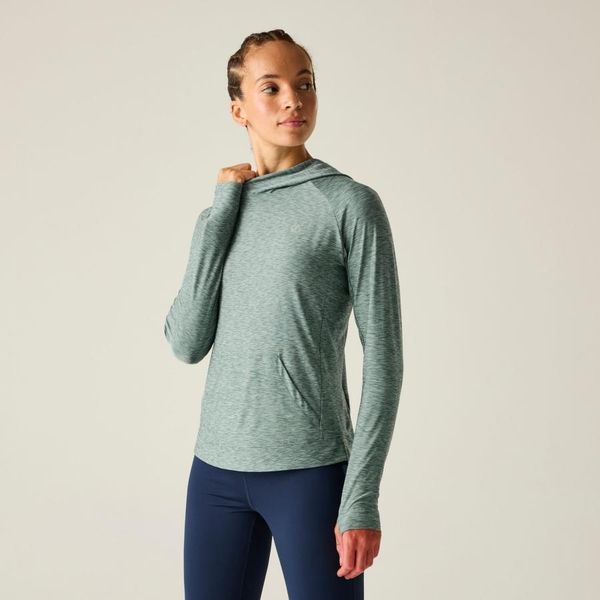 Bluza damska z kapturem Dare 2B Sprint City. Żółte bluzy Dare 2b, bez wzorów, z elastanu, z kapturem. Za 109.99 zł.