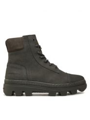 G-Star Raw Botki Noxer Boot Mid W D26649 Szary. Szare botki G-Star Raw, bez wzorów, z nubiku, bez obcasa, na płaskiej podeszwie, bez zapięcia. Za 699.99 zł.